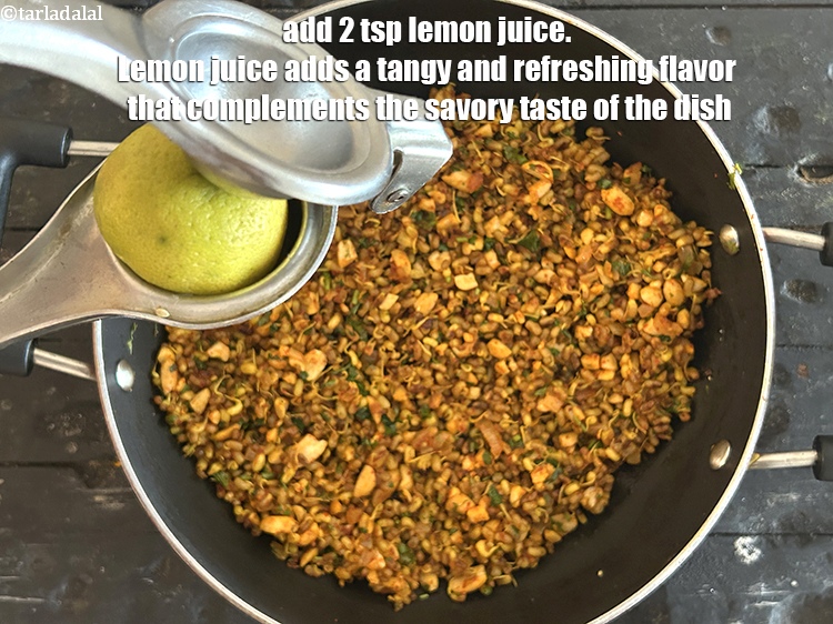 Step 30 – Add&nbsp;<meta charset="UTF-8" />2 tsp&nbsp;<a href="glossary-lemon-juice-numbi-ka-ras-nimbu-ka-juice-471i">lemon juice</a>.&nbsp;Lemon juice adds a tangy and refreshing flavor that complements …