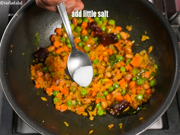 Step 29 – Add little salt.