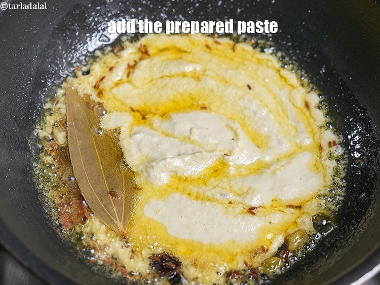 Step 29 – Add the prepared paste.