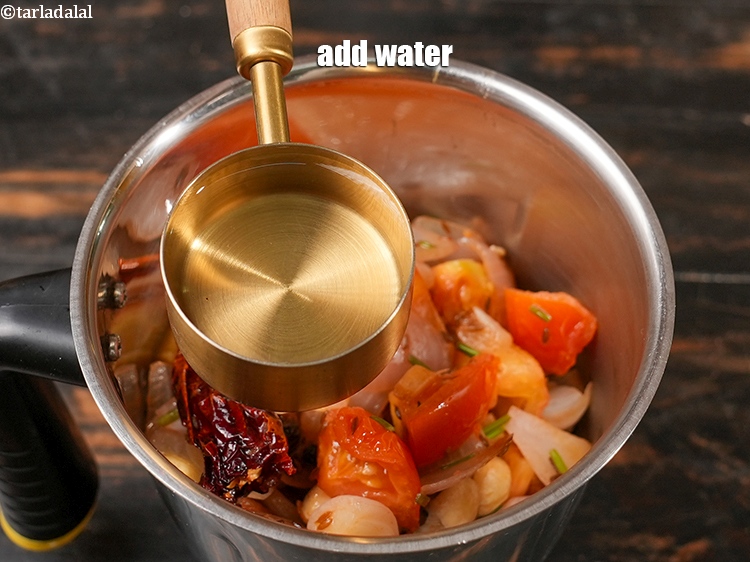 Step 29 – Add &frac12; cup water.