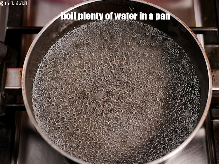 Step 29 – Boil plenty of water in a pan.