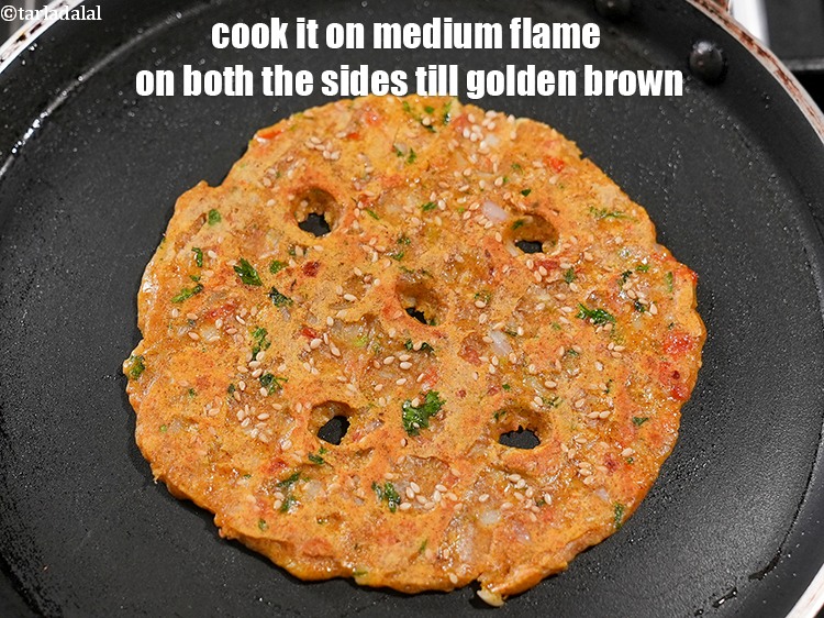 Step 30 – Cook it on medium flame on both the sides till golden brown.