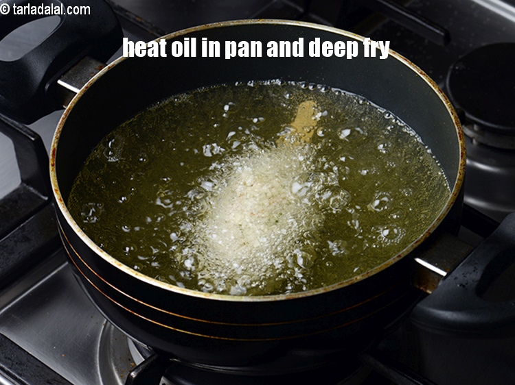 Step 30 – Heat oil in a deep pan and deep fry 2 or 3 lollipops at a …