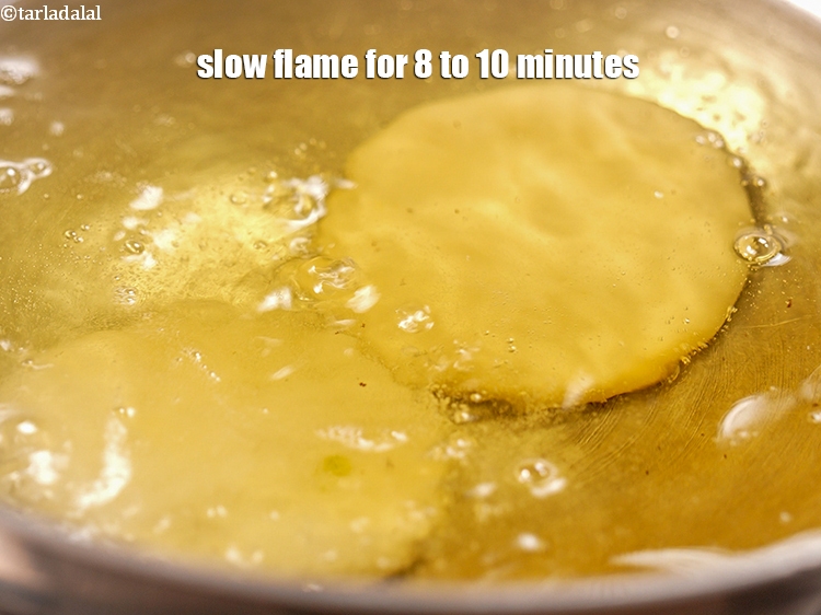 Step 29 – Slow flame for 8 to 10 minutes.