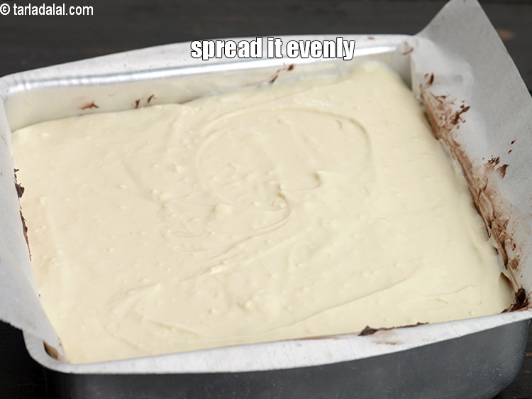 Step 30 – Spread it evenly using a spatula.