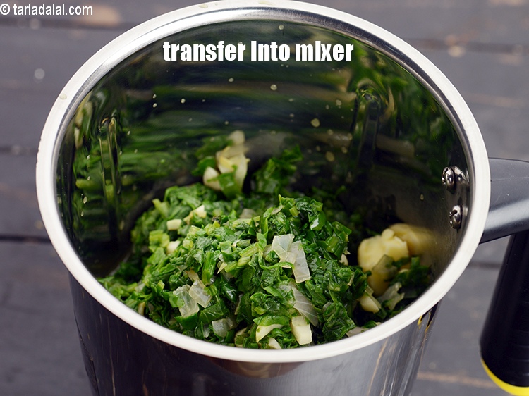 Step 30 – Transfer it into the mixer.