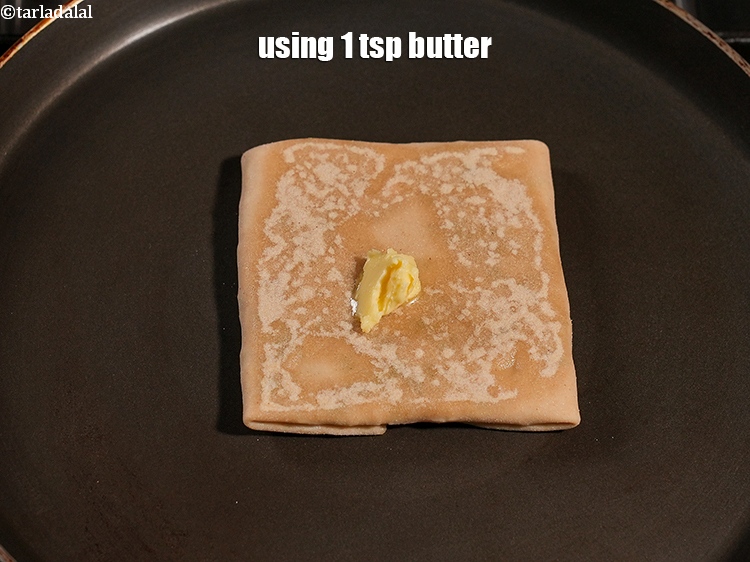 Step 29 – Using 1 tsp butter.