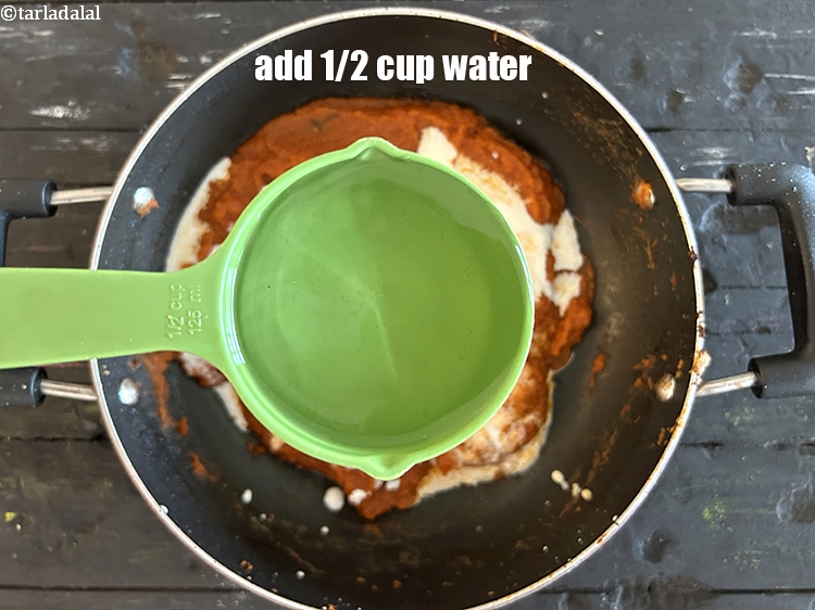 Step 42 – Add 1/2 cup water.