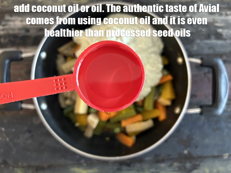 Step 29 – Add&nbsp;<meta charset="UTF-8" />2 tbsp&nbsp;<a href="glossary-coconut-oil-nariyal-ka-tel-1186i">coconut oil</a>&nbsp;or any other refined&nbsp;<a href="glossary-oil-671i">oil</a>.