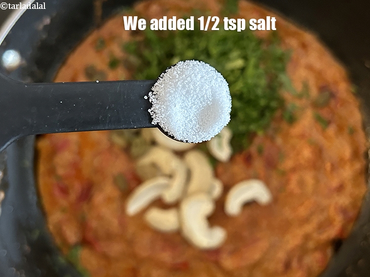 Step 37 – Add salt to taste. We added 1/2&nbsp;tsp salt.