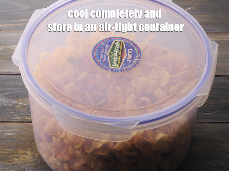 Step 33 – Or cool completely and store in an air-tight container. Enjoy with tea/ coffee.
