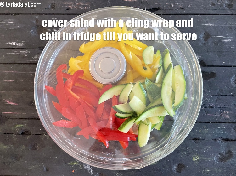 Step 29 – Chill in the fridge till you want to serve. Don&#39;t add the dressing at this …