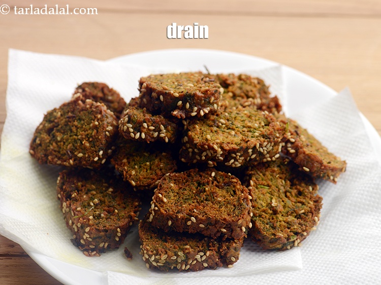 Step 29 – Drain on an absorbent paper.