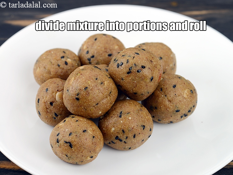 Step 28 – Divide the mixture into 20 equal portions and roll each portion into a ball.