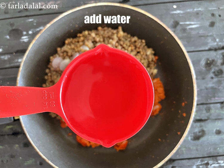 Step 37 – Add water. We added 2 tablespoons of water. You can add a bit more in …