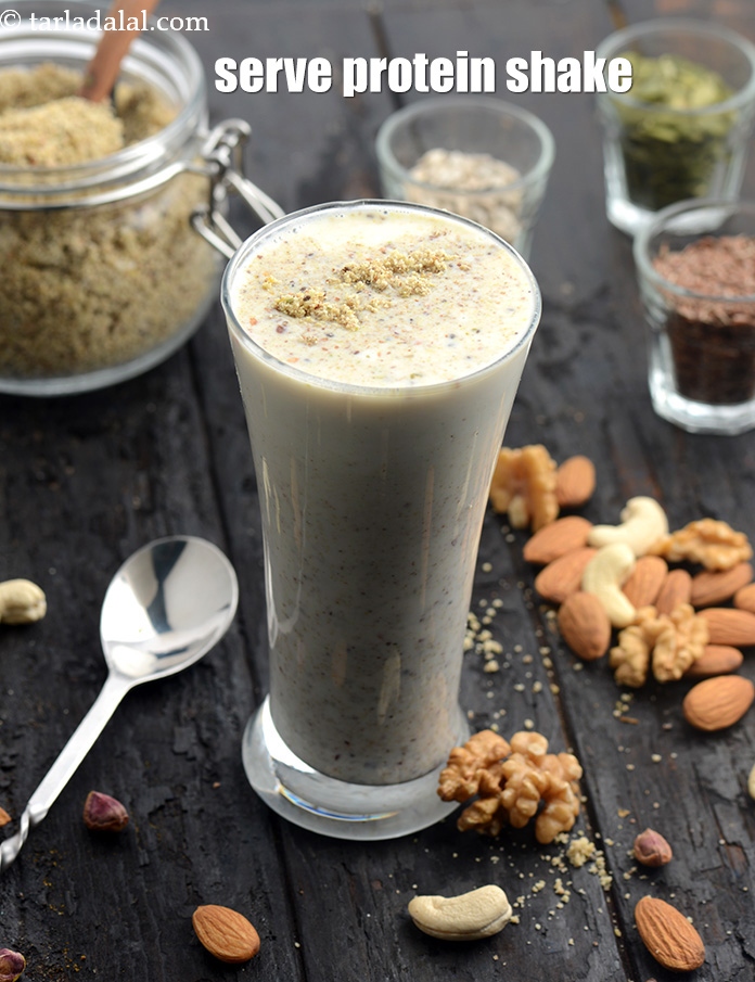 स्टेप 30 – <strong>भारतीय स्टाइल प्रोटीन शेक</strong>&nbsp;परोसें&nbsp;।