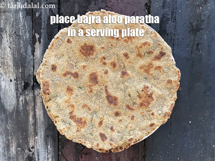 Step 29 – Place your <strong>bajra aloo roti &nbsp;| Rajasthani&nbsp;<!--%3Cmeta%20charset%3D%22UTF-8%22%20%2F%3E-->bajra aloo paratha&nbsp;| gluten free potato bajra paratha&nbsp;|&nbsp;masala bajra …