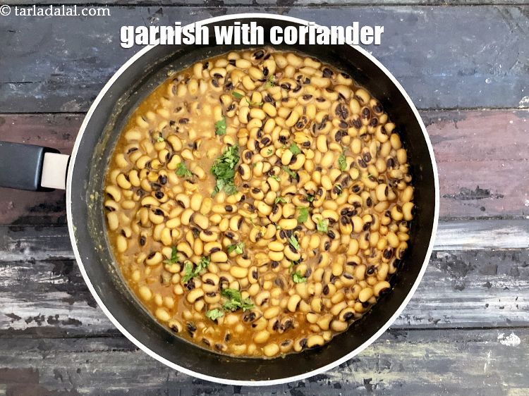 Step 31 – <p>Garnish <strong>chawli bean sabzi | healthy lobhia sabzi | Indian cow pea curry |</strong> with …