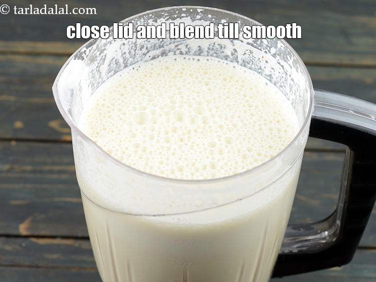 Step 29 – Close the lid and blend till smooth.&nbsp;