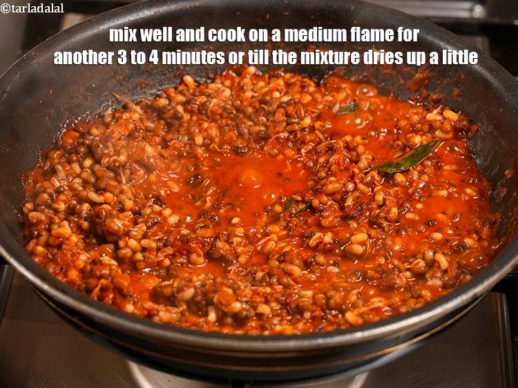 Step 34 – Mix well and cook on a medium flame for another 3 to 4&nbsp;minutes or till …