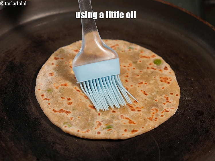 Step 31 – Using a little oil.