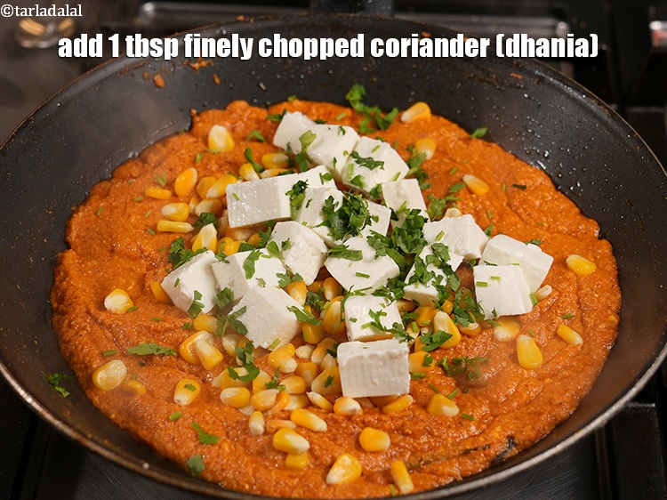 Step 30 – Add coriander.