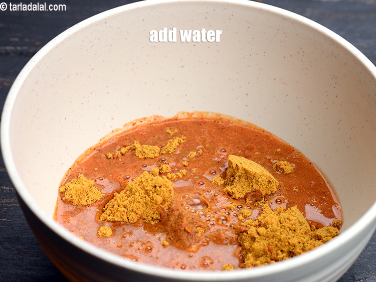 Step 30 – Add &frac12; cup water.