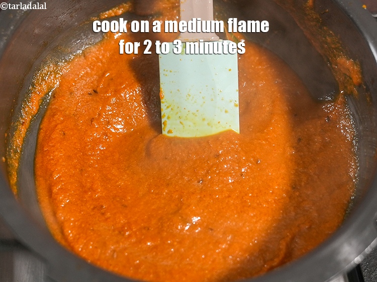 Step 30 – Cook on a medium flame for 2 to 3 minutes.
