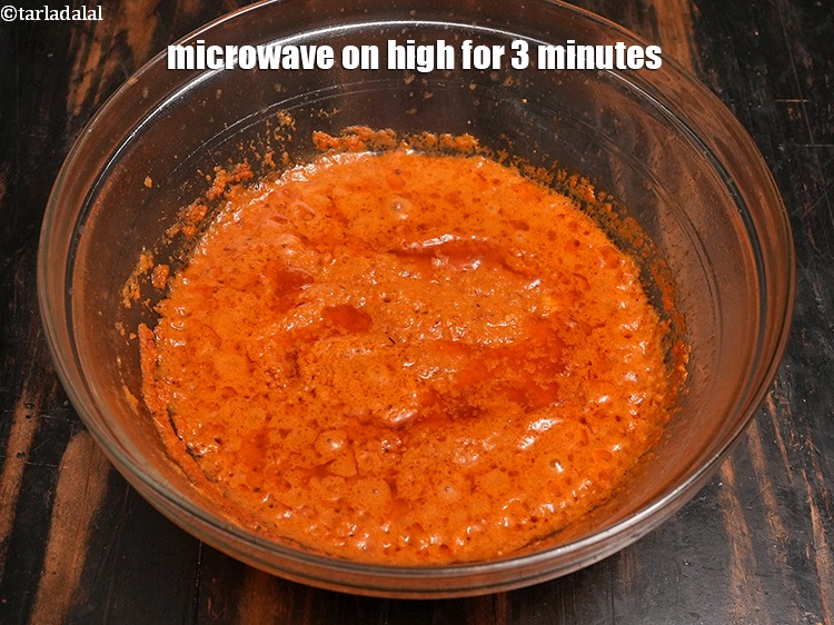 Step 30 – Microwave on high for 3 minutes.