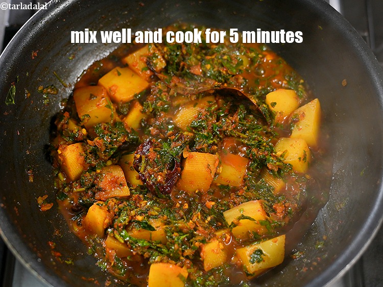 Step 30 – Mix well and cook for 5 minutes.