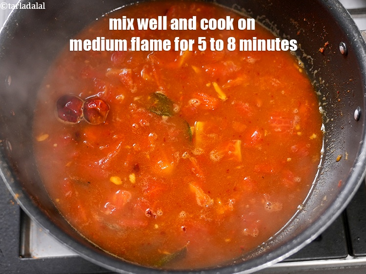 स्टेप 30 – अच्छी तरह मिलाएं और बीच-बीच में हिलाते हुए मध्यम आंच …