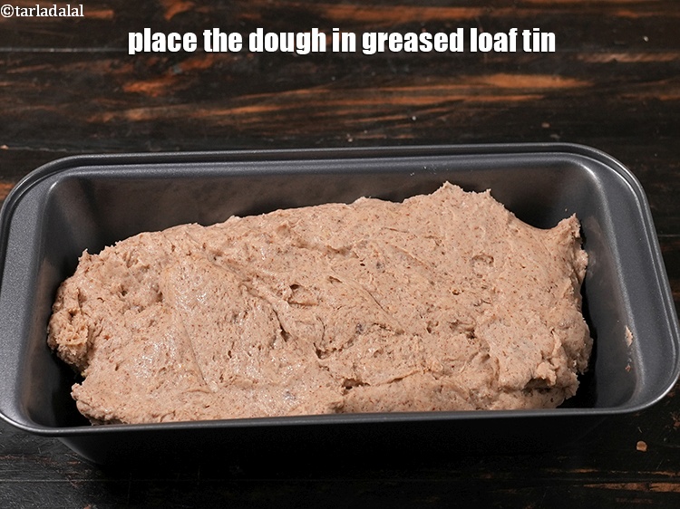 Step 29 – Place the dough in greased loaf tin. If you do not have a bread loaf …