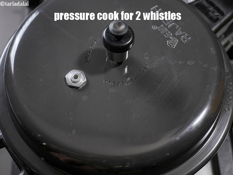 Step 30 – Mix well and pressure cook for 2 whistles.
