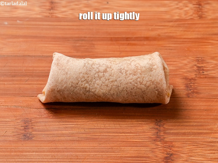 Step 32 – Roll it up tightly.