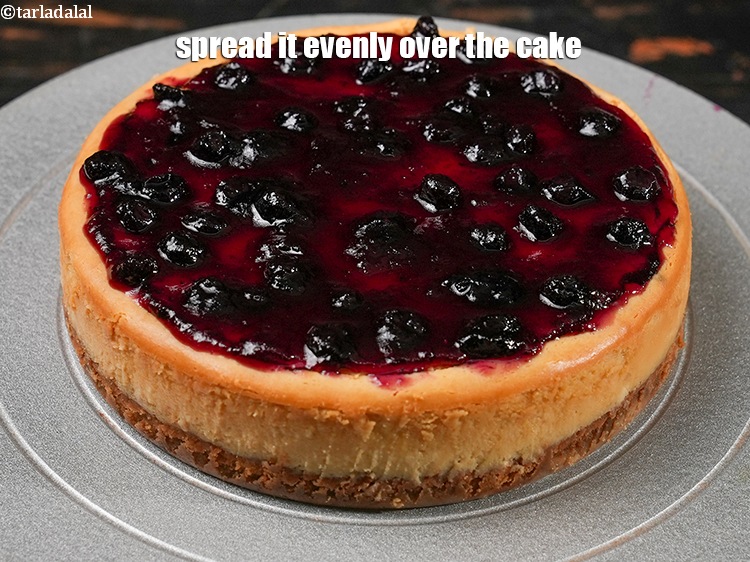 Step 30 – Spread it evenly over the cake.&nbsp;