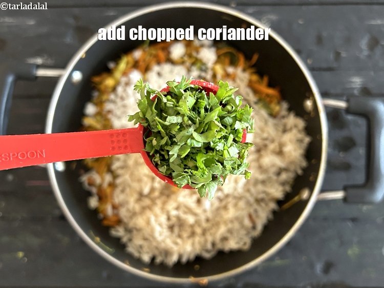Step 31 – Add <meta charset="UTF-8" />1 tbsp&nbsp;<a href="glossary-chopped-coriander-783i">chopped coriander (dhania)</a>.
