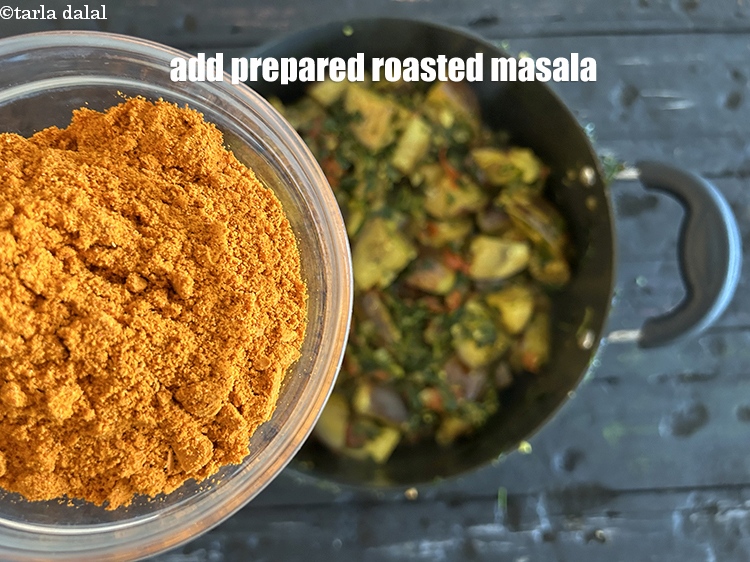 Step 31 – <meta charset="UTF-8" />Add the prepared roasted powder.