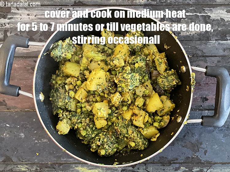Step 31 – Cover and cook on a medium flame for another 5 to 7 minutes or till …