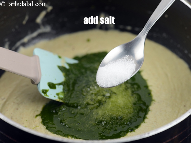 Step 30 – Add the salt.&nbsp;