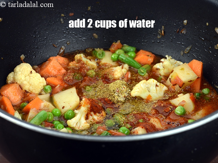 Step 31 – Add 2 cups of water.