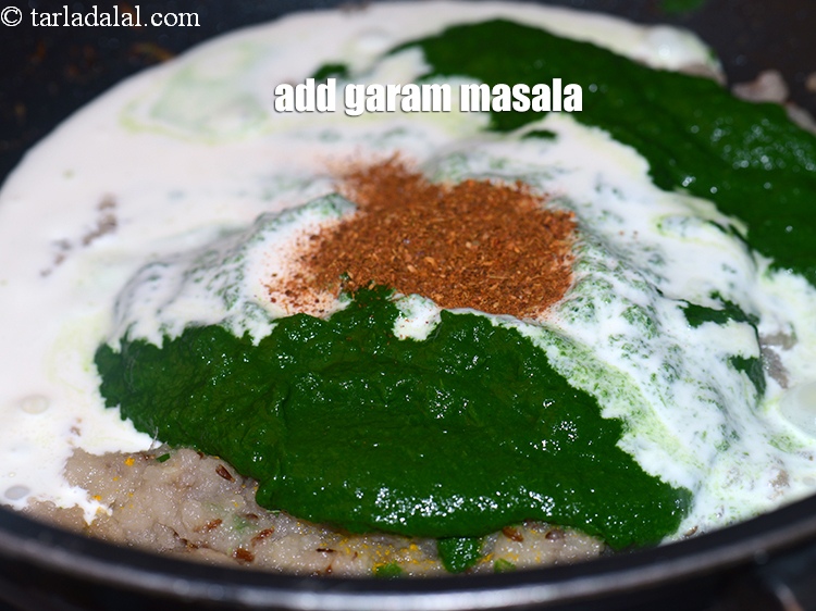 Step 30 – Add &frac12; tsp <a href="https://www.tarladalal.com/glossary-garam-masala-296i">garam masala</a>.