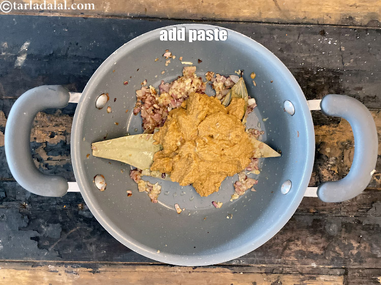 Step 48 – Add the prepared paste.