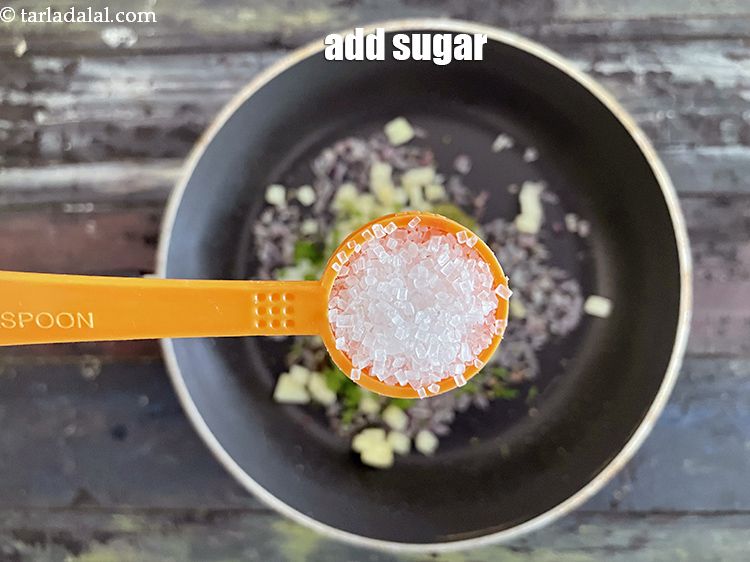 Step 41 – <meta charset="UTF-8" />Add 1 tsp sugar.