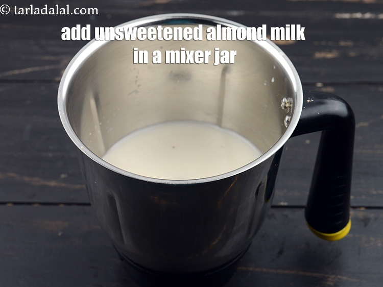 स्टेप 31 – एक मिक्सर जार में 1 कप बिना चीनी वाला बादाम …