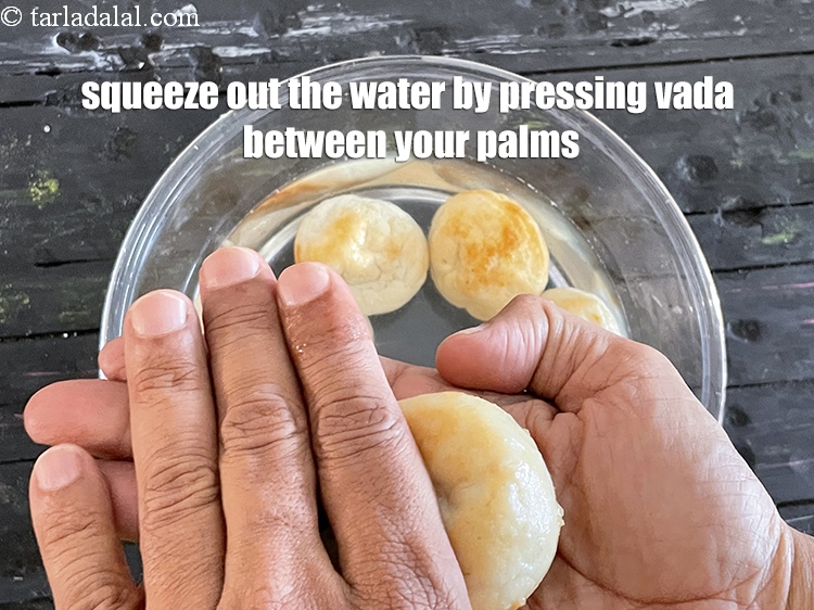 Step 30 – Squeeze out the water.