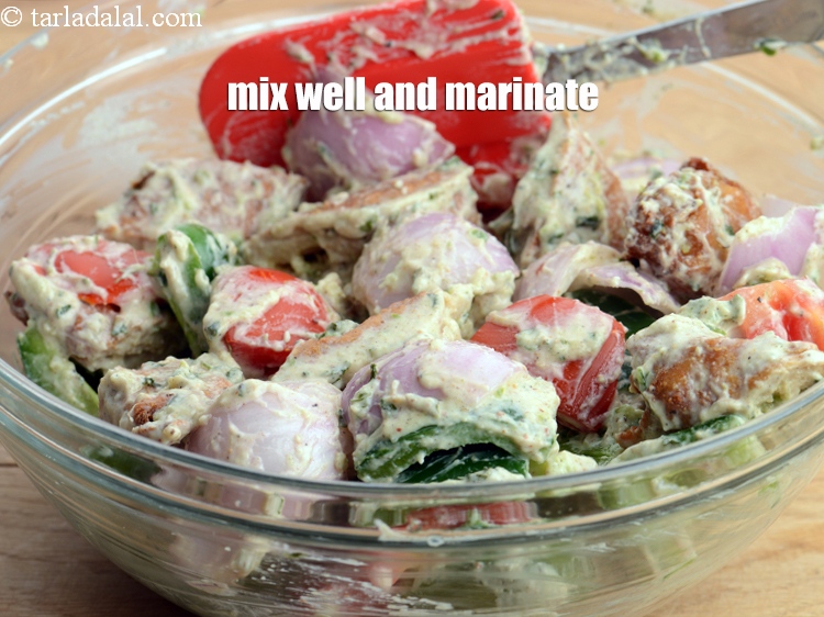 Step 33 – Mix well and marinate for 15 to 20 minutes.