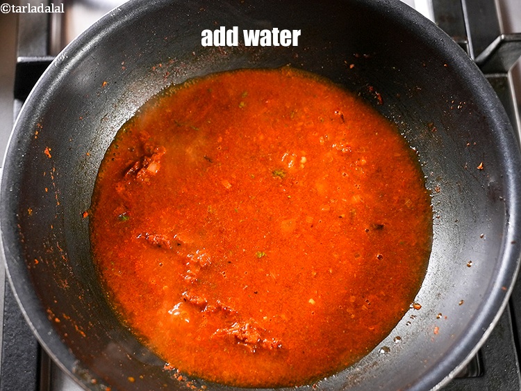 Step 30 – Add water.