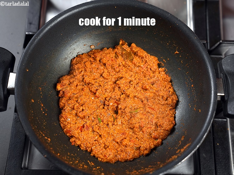 Step 31 – Mix well and cook for another 1 minute, while stirring continuously.