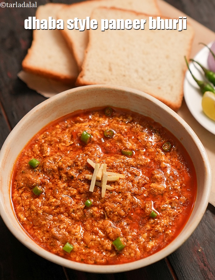 Step 31 – Serve <strong>Amritsari paneer bhurji recipe | dhaba style paneer bhurji | paneer bhurji masala gravy …