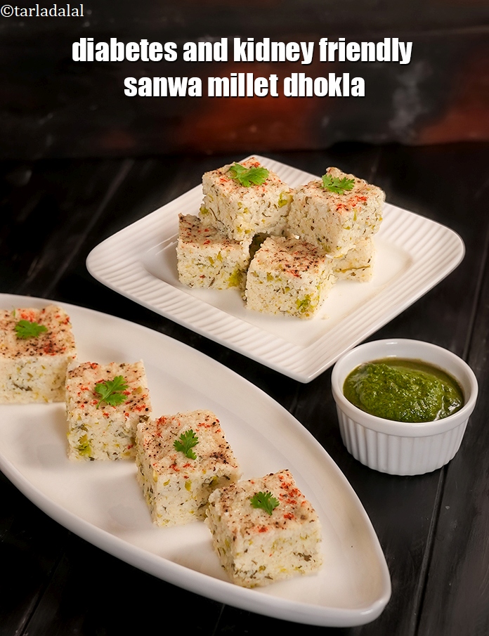 Step 31 – Serve <strong>sama matar dhokla recipe&nbsp;|&nbsp;diabetes and kidney friendly sanwa millet dhokla&nbsp;|&nbsp;healthy green peas sama dhokla&nbsp;| …